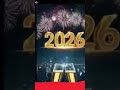 happy new year everyone 2026 #new year #2026 #happy new year#shorts #viral #new year shorts