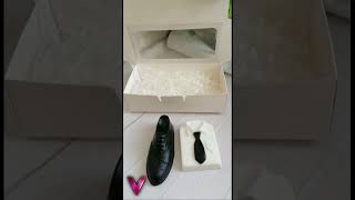 Gift Men Shoes Set Soap - Hediyelik Erkek Ayakkabı 3Lü Set Sabun