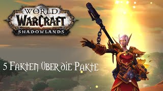 WoW Shadowlands - 5 Fakten über die Pakte