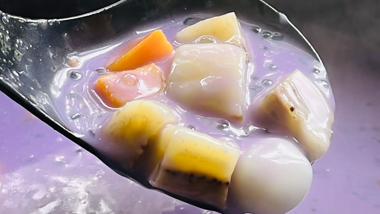 Pyar Bilo BILO BILO | GINATAANG BILO BILO WITH UBE MACAPUNO FLAVOUR | FILIPINO ...