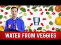 How Much Water Do We Get From Vegetables?