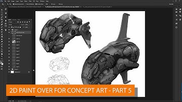 Tony Leonard: 2D Paint Over for Concept Art - Part 5
