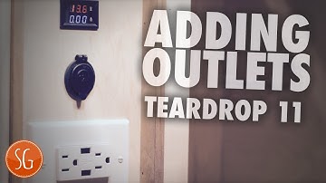 Adding USB multipurpose outlets! | How to build a Teardrop Camper Trailer #11