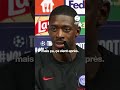 PSG - Arsenal. « Nous sommes prêts », lance Dembélé avant la finale de Ligue des champions