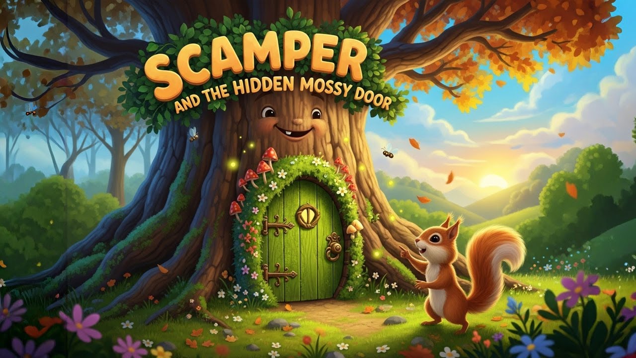 Scamper the Squirrel Discovers Why Home is Always Best - YouTube