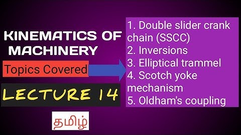 Kinematics of machinery| Unit- 1 LECT 14| Anna University| MECHANICAL engineering| Dhronavikaash