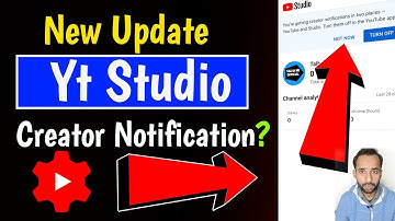 What Is Creator Notification On Youtube | You