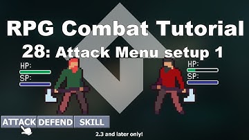 [GMS2] Make a Turn-based RPG Combat System in GameMaker Studio 2 (p.28 Attack Menu Setup 1)| FunBox