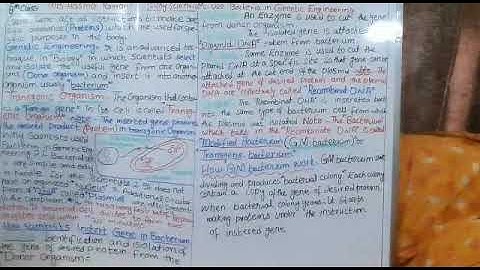 8th class Science(Unit#3)(Lec#2)(Introduction of Gene into Bacterium)