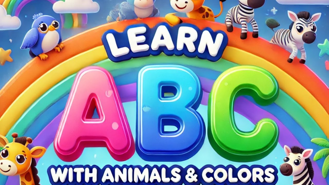 Learn ABCs, Animals & Colors! Fun A to Z Alphabet Adventure for Kids ...