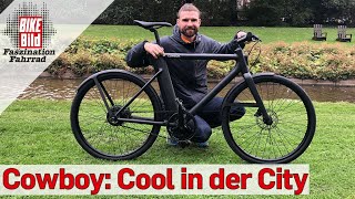 Tolle Technik, cooler Look und Qualitätskomponenten: Das City-E-Bike Cowboy 3 im Check