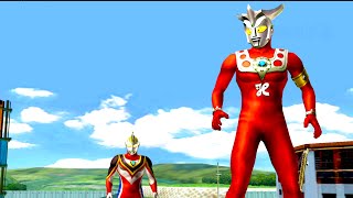 Ultraman GAIA SMALL and Ultraman LEO - TagTeam NEW Request 543