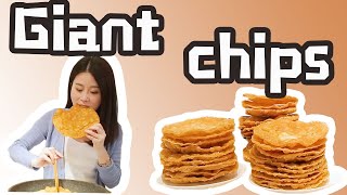 Homemade Creative Snacks: Make giant potato chips with a bucket on the table | Ms Yeah