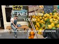 A day in my life in paris morning in the museum thrift haul  famers market  paris diaries