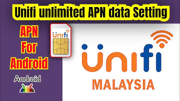 Unifi unlimited fast speed internet settings for Android | cara setting unifi