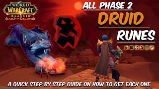 How to Get EVERY Druid Rune in Phase 2 | Season of Discovery