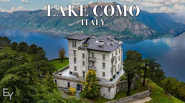 Staying at a Luxurious LAKE COMO Mansion with Stunning Views!