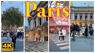 Paris , France - Paris September 2022 - [4K HDR ] Walking Tour | Paris 4K | A Walk In Paris