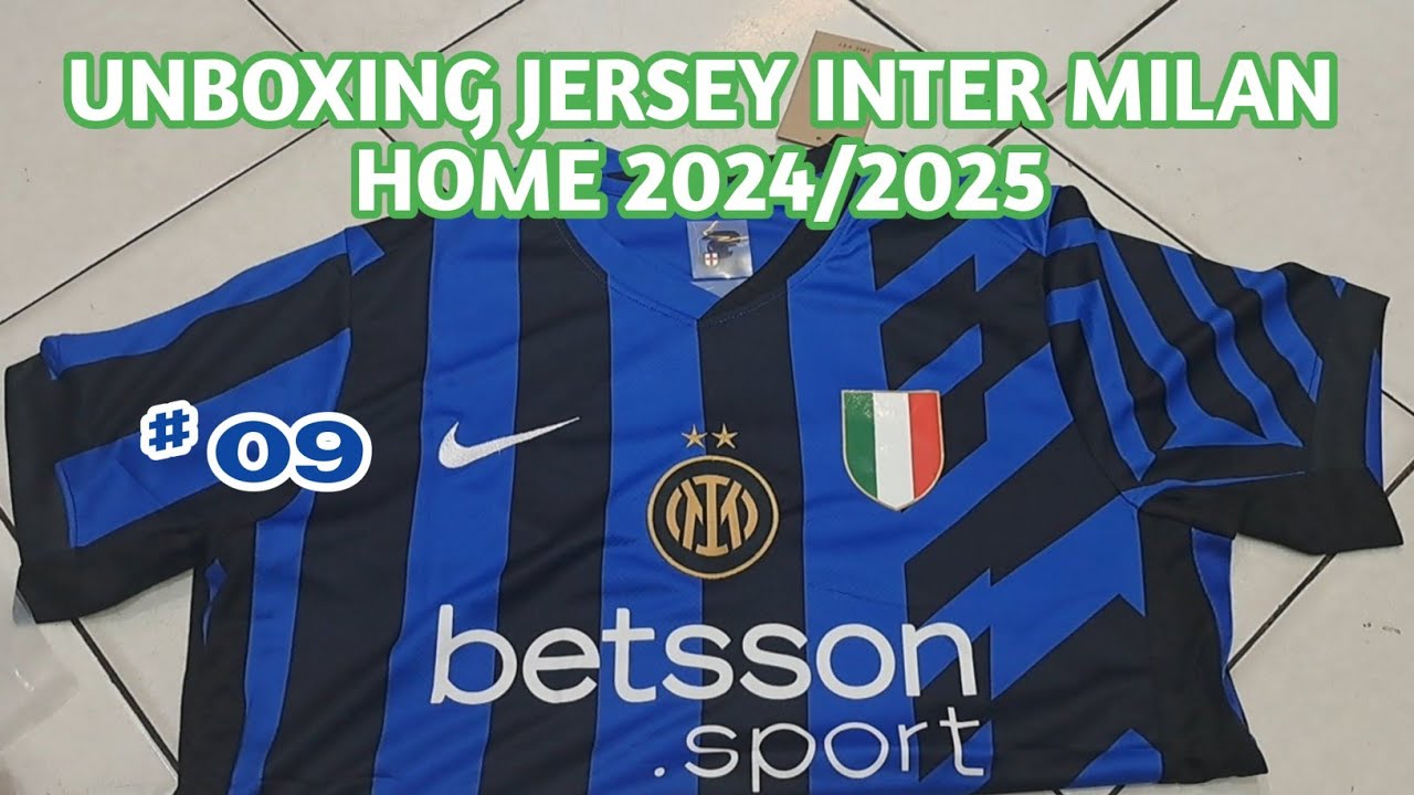 UNBOXING JERSEY INTER MILAN HOME 2024/2025 (G.O) (EPS: 09)