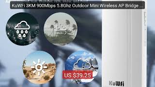 KuWFi 3KM 900Mbps 5.8Ghz Outdoor Mini Wireless AP Bridge Lo... — Top Pick 2026 | Unbeatable Price!