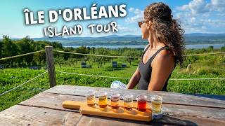 Dreamy Island Day Trip 🍷✨ Île d'Orléans, Quebec City