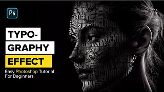Mastering Text Portrait Effects in Photoshop | Step-by-Step Guide | Photoshop Text Portrait