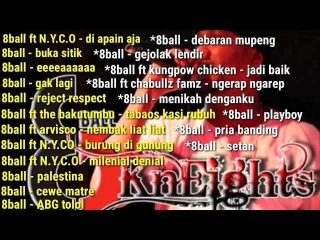 kumpulan lagu rapp / rapper 8ball class=