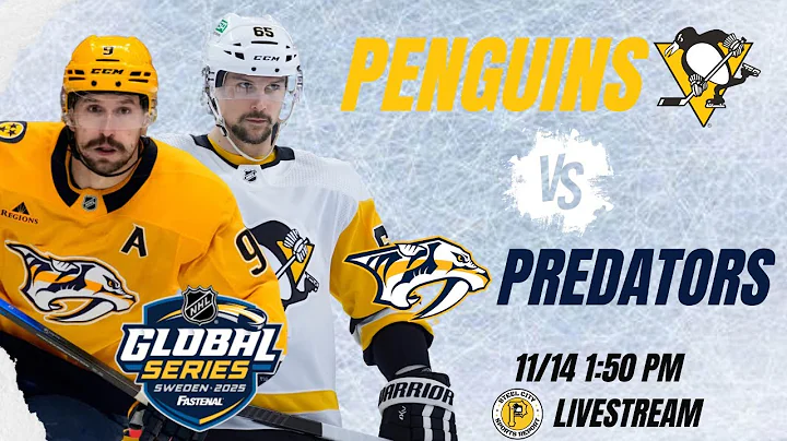 NHL Global Series 2025: Pittsburgh Penguins vs Nashville Predators - G1 (Live Reaction & Commentary)