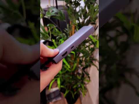 USB-C хаб Ugreen CM512 7 в 1 HDMI 4K 60Hz RJ45 PD 100W 2xUSB 3.0 SD/TF Сріблястий, видео 3