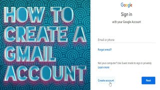 How To Create A New Gimail Account Create Email Account. Bangla . Google Account তর