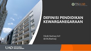 DEFINISI PENDIDIKAN KEWARGANEGARAAN | Kuliah Teori dan Landasan PPKn