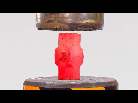Can a 25 kg big hammer support a 500 ton hydraulic press?