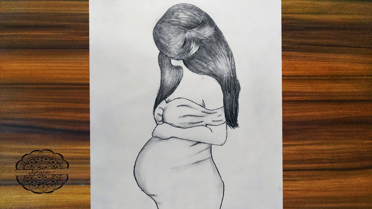 1,376 Pregnant Woman Drawing Stock Photos, High-Res Pictures, and Images -  Getty Images