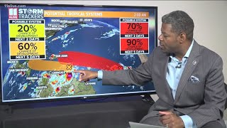 We are watching two potential tropical systems develop