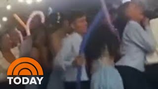 Watch: Dance Floor Collapses Plunging Students Into Sinkhole