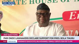 Former Ondo Lawmakers Declare Support For President Tinubu