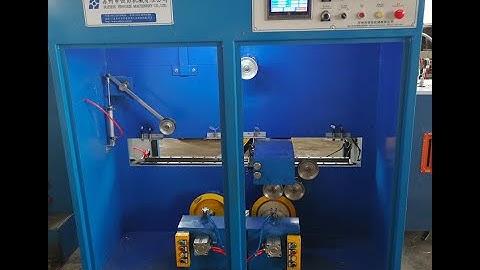 22DT Fine copper wire drawing machine with annealing, double spoolers 1