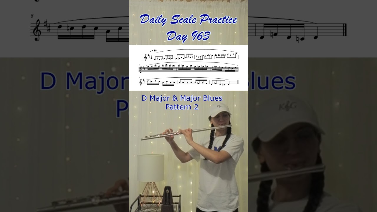 Daily Scale Practice: Day 963 #flute #flutepractice #flutescales