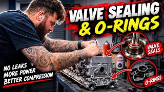 O-Ringing Evo heads for 60+ PSI Of Boost! Valve sealing, Machine work etc!