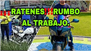 RUMBO AL TRABAJO (BUSCANDO RATENES)😂😂😂😂🏍️🏍️🏍️