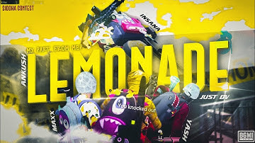 Lemonade - Pubg montage || My part from siddha ec Mep || Android edit || #siddhaec
