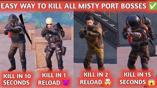 Easy Way To Kill All Misty Port Bosses In Metro Royale ✅ PUBG METRO ROYALE
