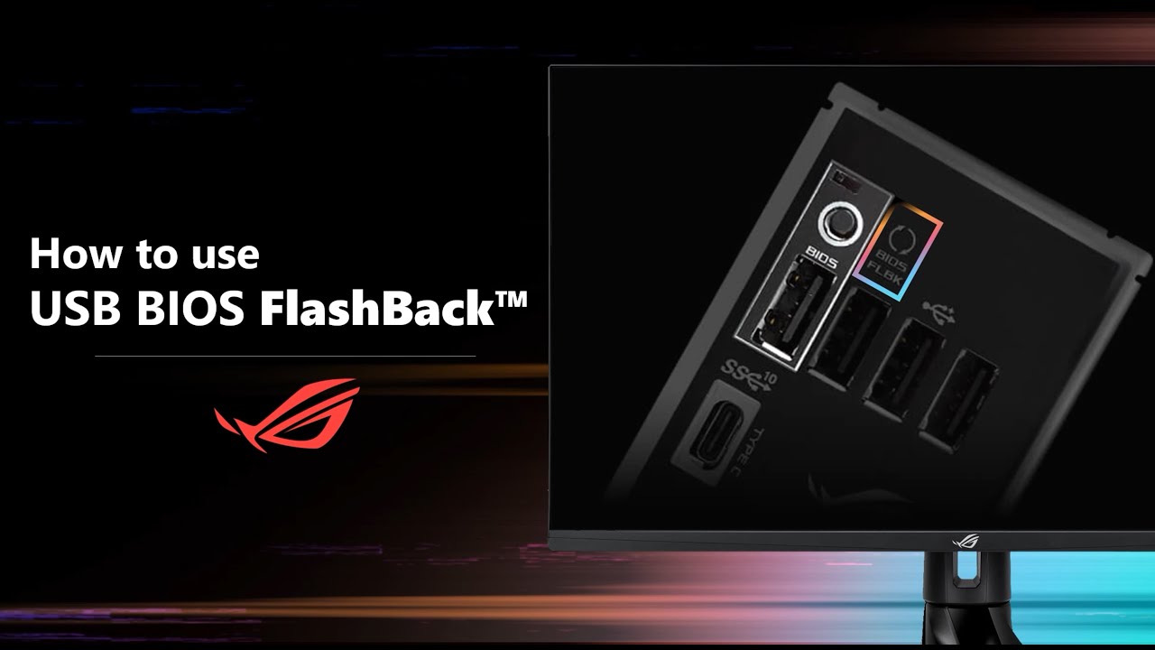 ophobe Biskop ukrudtsplante How to Use USB BIOS FlashBack™? | ASUS SUPPORT - YouTube