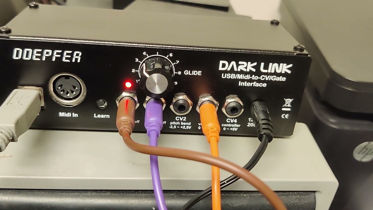 Testing out the Doepfer Dark Link USB/MIDI-to-CV/Gate with my Pro