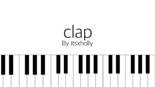 clap // seventeen // piano tutorial