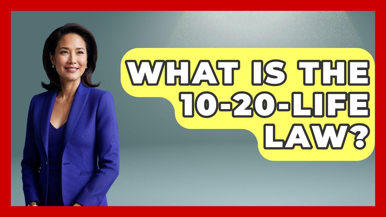 What Is The 10-20-Life Law? - Jail & Prison Insider