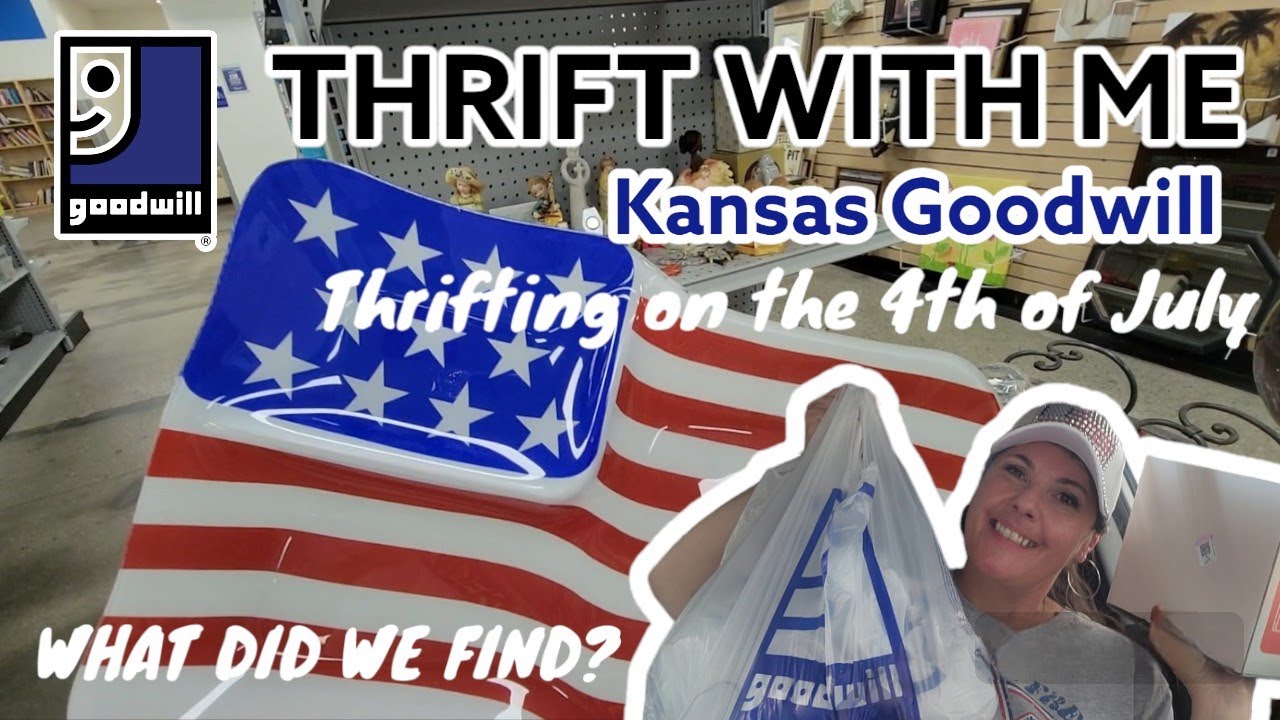 It's A Sign, Right? Goodwill Thrift With Me On The 4th of July