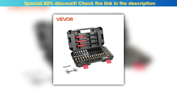Unboxing VEVOR Thread Chaser Set UNC UNF Metric Thread Restorer Tool Rethreading Tool Kit Heat Trea