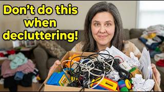 What is not a step in the process of decluttering