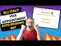 2024 BLS Italy visa appointment Bot | BLS Auto Booking and Auto Captcha Solving Bot 2024 Latest